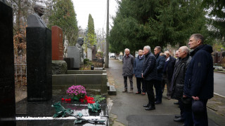 Пам’ять Бориса Патона вшанували на Байковому кладовищі