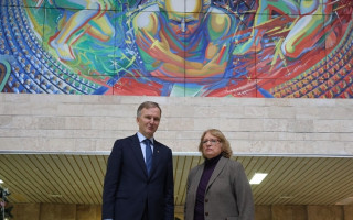 До Національної бібліотеки України імені В.І. Вернадського завітав Надзвичайний і Повноважний Посол Латвійської Республіки