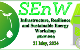 Семінар «Infrastructure, Resilience and Sustainable Energy Workshop (SEnW-2024)» (АНОНС)